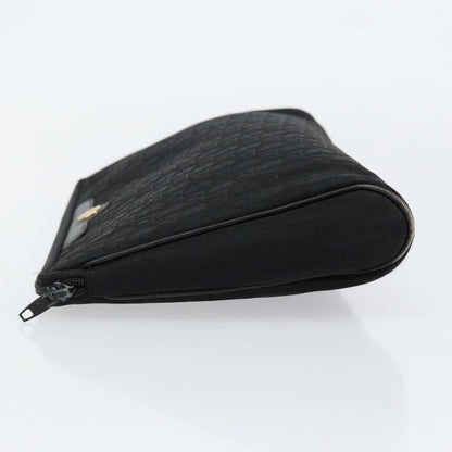 Christian Dior Trotter pouch Diorissimo Canvas, BLACK, CANVAS, Clutche & pouche