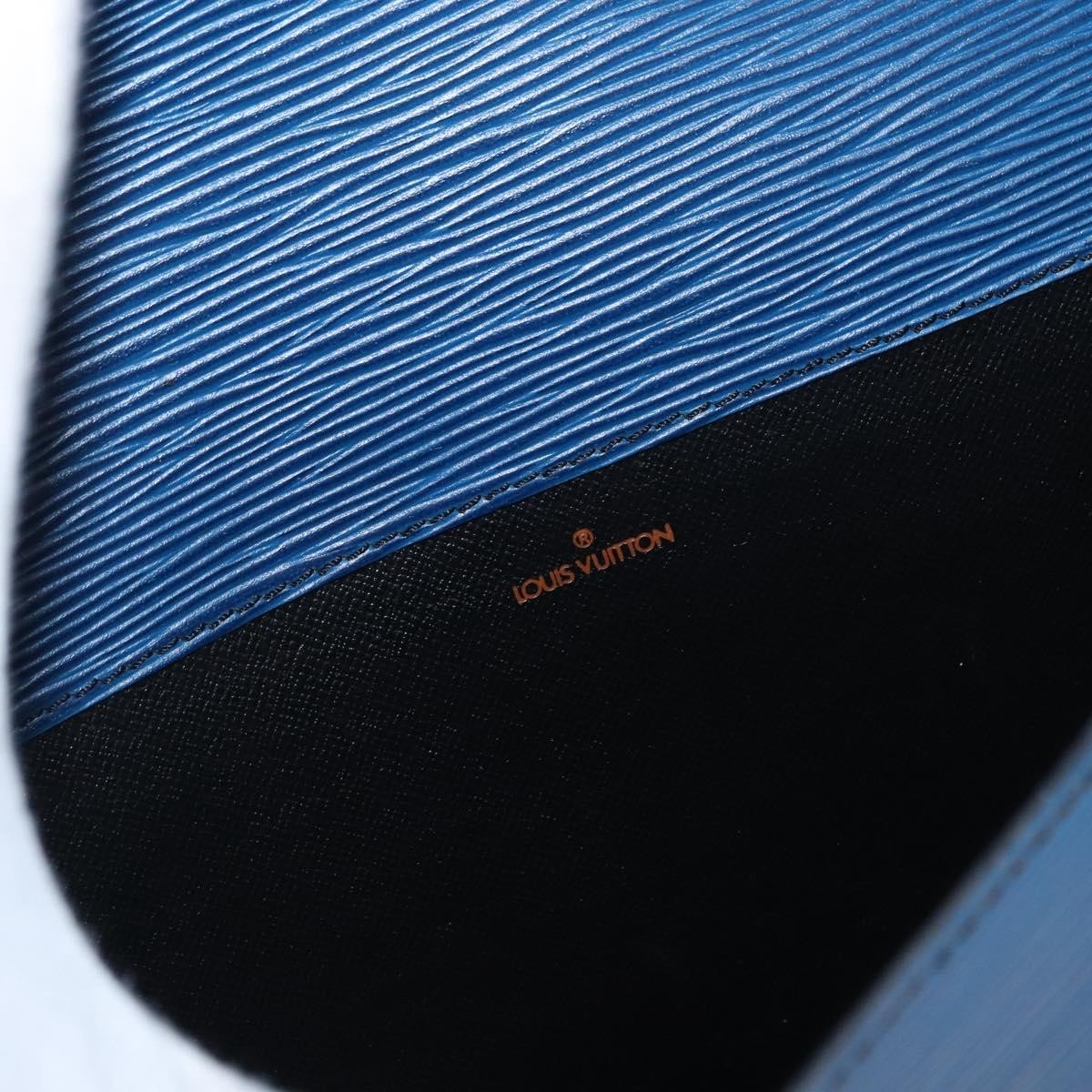Louis Vuitton Porte-Documents Senateur Bag Epi Leather, BLUE, LEATHER, Clutche & pouche