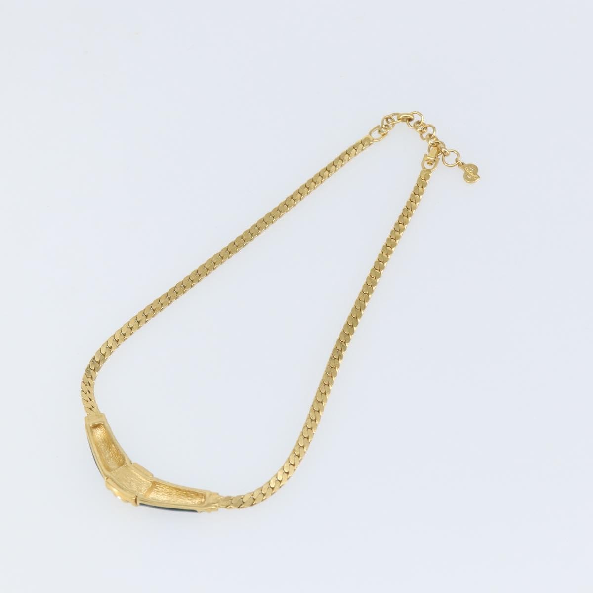 Christian Dior CD Logo necklace Metal, GOLD, METAL, Necklace