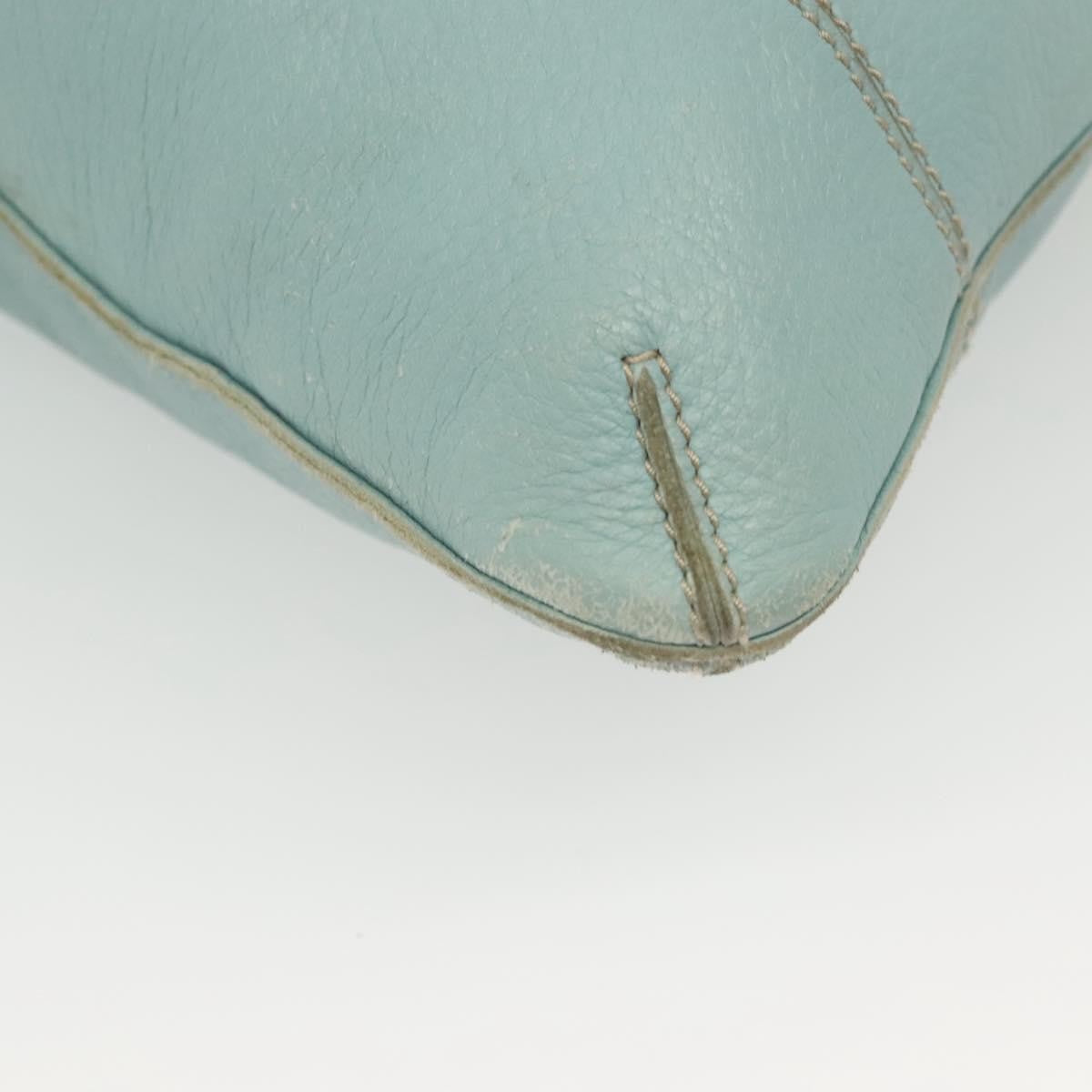 Bottega Veneta Front Zip Hobo Leather, BLUE, LEATHER, Handbag
