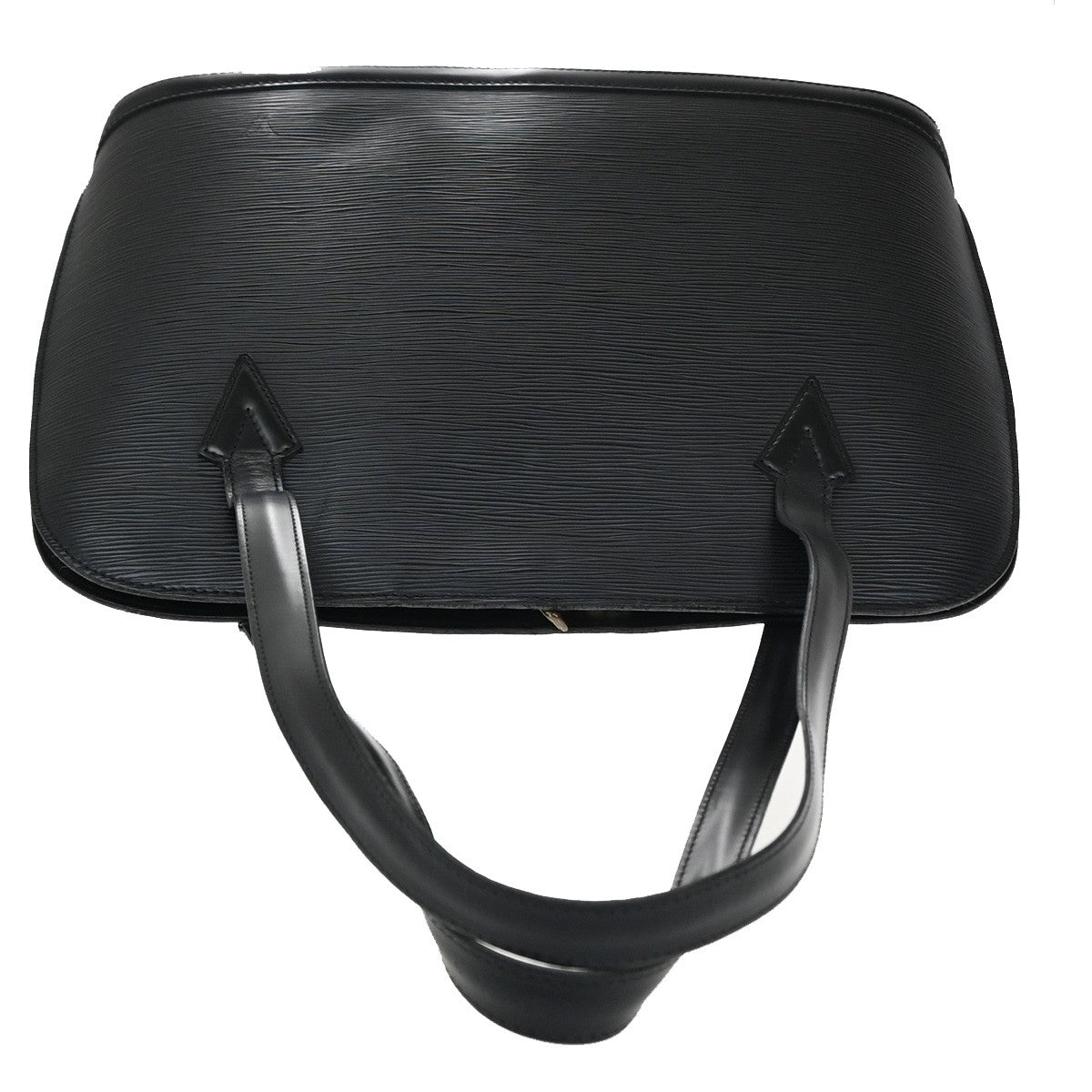 Louis Vuitton Lussac Handbag Epi Leather, BLACK, LEATHER, Shoulder bag