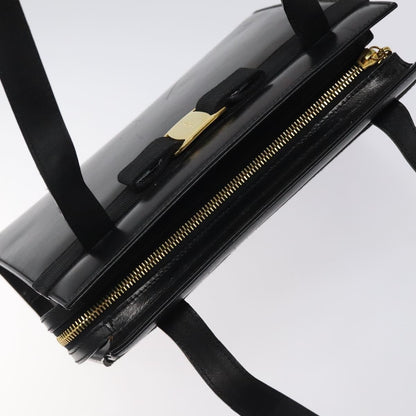 Salvatore Ferragamo Vala Shoulder Bag Leather, BLACK, LEATHER, Shoulder bag