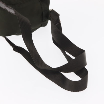 Prada Front Pocket Backpack Tessuto, Khaki, Nylon, Backpack