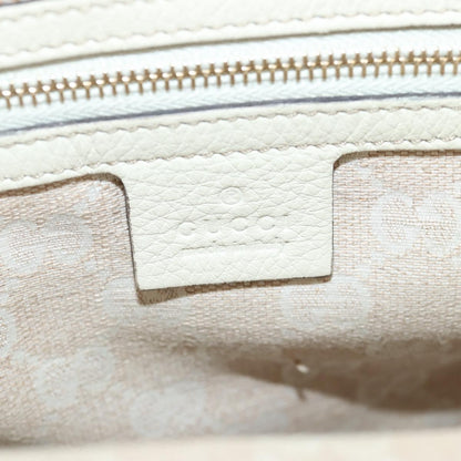 Gucci Diana Bamboo Top Handle Tote Leather, WHITE, LEATHER, Handbag