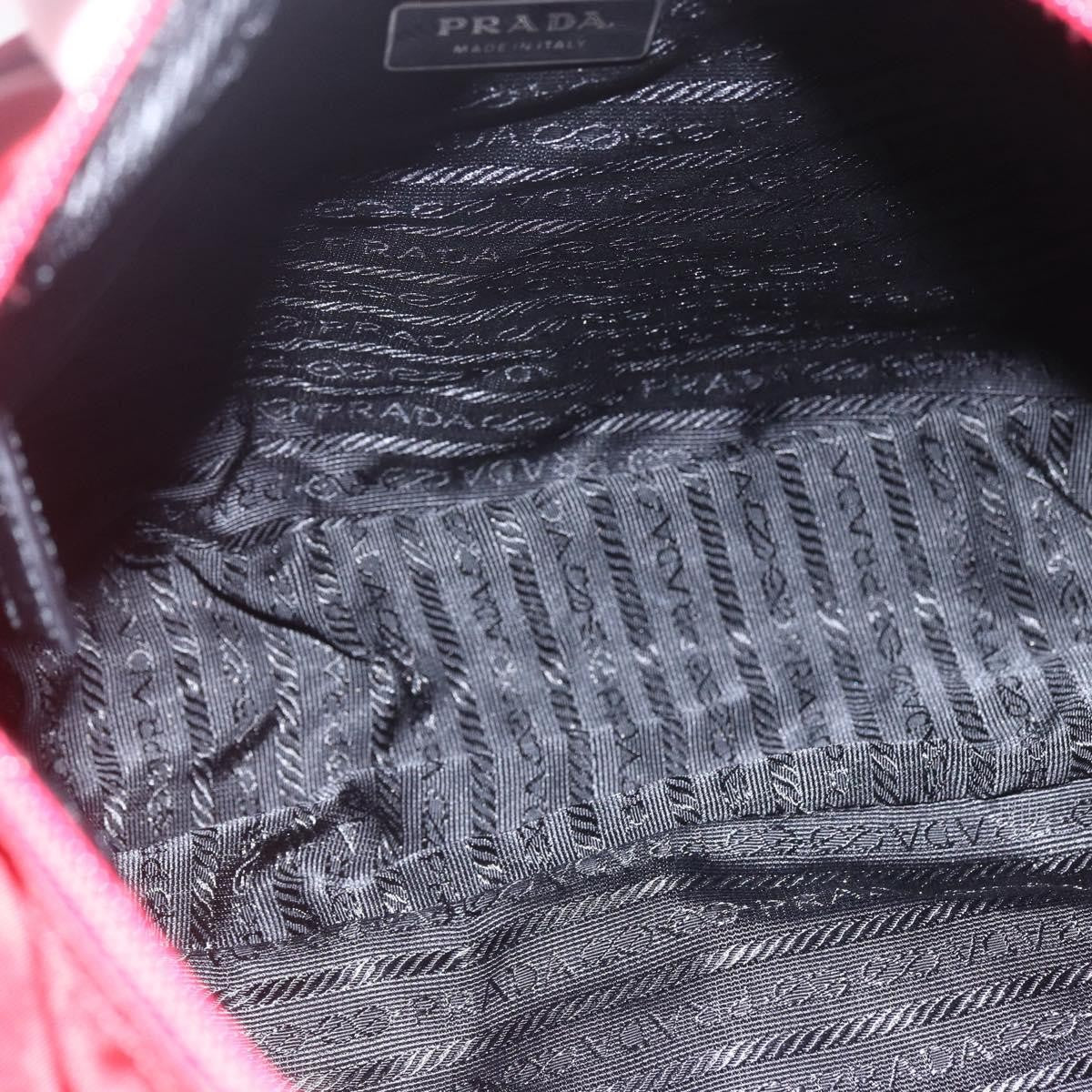 Prada Zip Buckle Messenger Bag Tessuto, Red, Nylon, Shoulder Bag