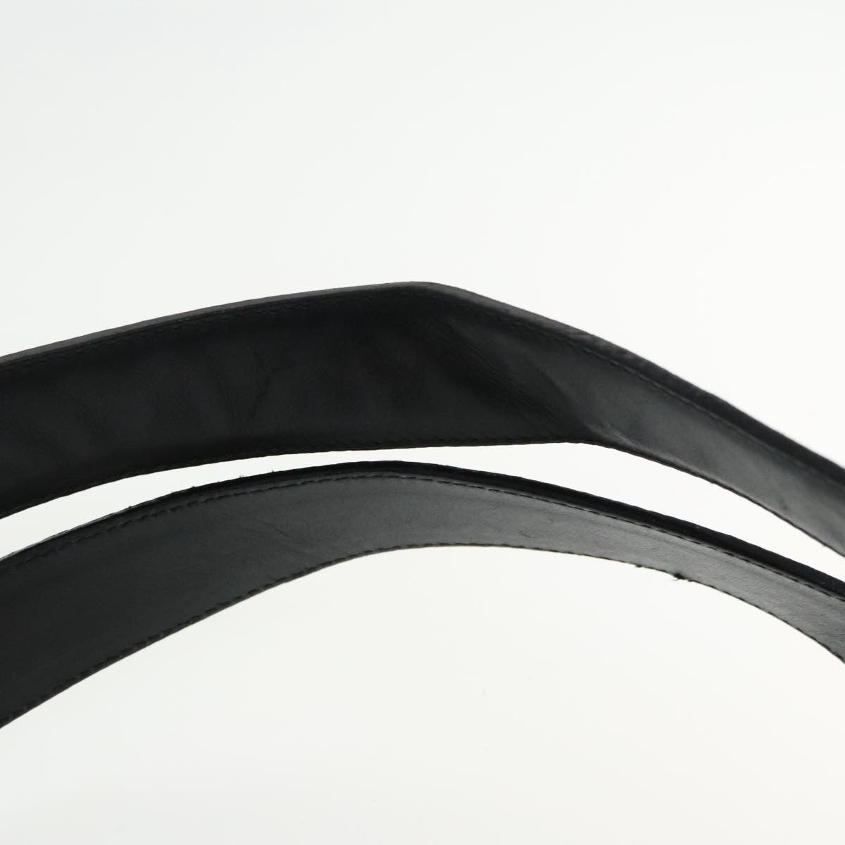 Salvatore Ferragamo Gancini Shoulder Bag Leather, BLACK, LEATHER, Tote bag