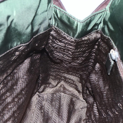 Prada Vintage Tote Tessuto, Khaki, Nylon, Tote Bag