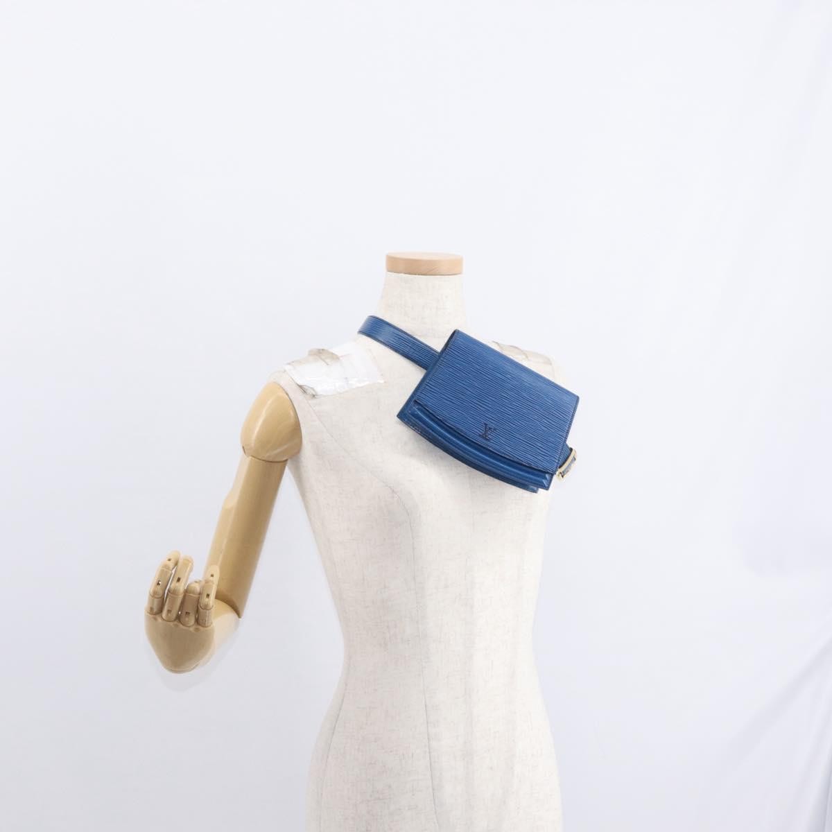 Louis Vuitton Tilsitt Bum Bag Epi Leather, BLUE, LEATHER, Clutche & pouche
