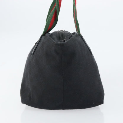 Gucci Web Zip Tote GG Canvas, BLACK, CANVAS, Tote bag
