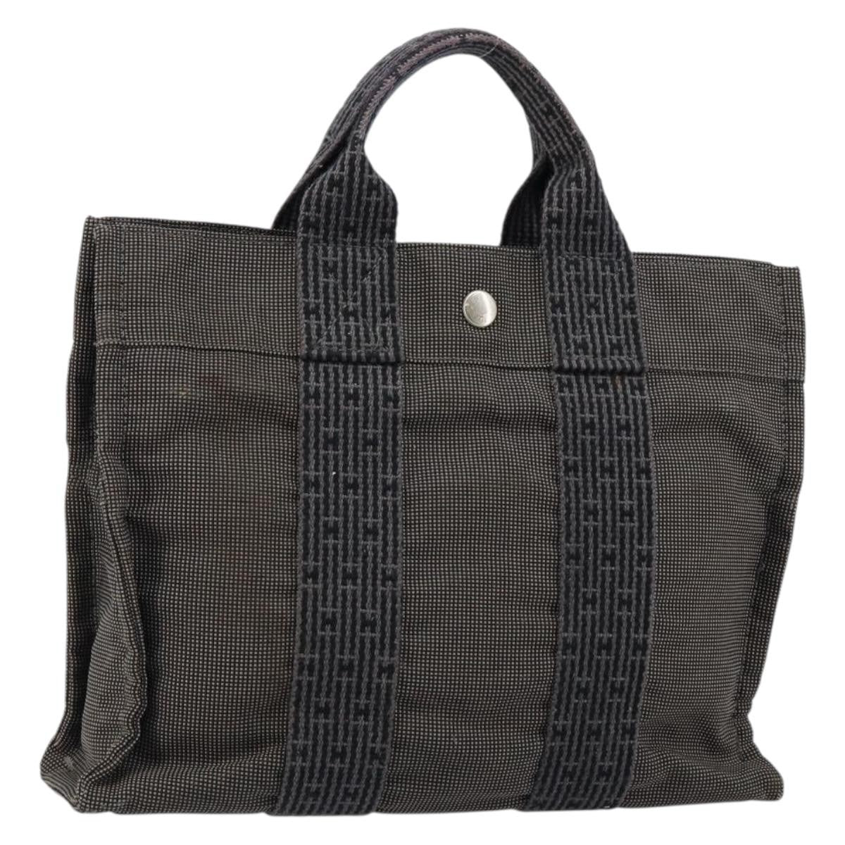 Hermes Fourre-tout Herline Fourre-tout Herline, GRAY, CANVAS, Tote bag