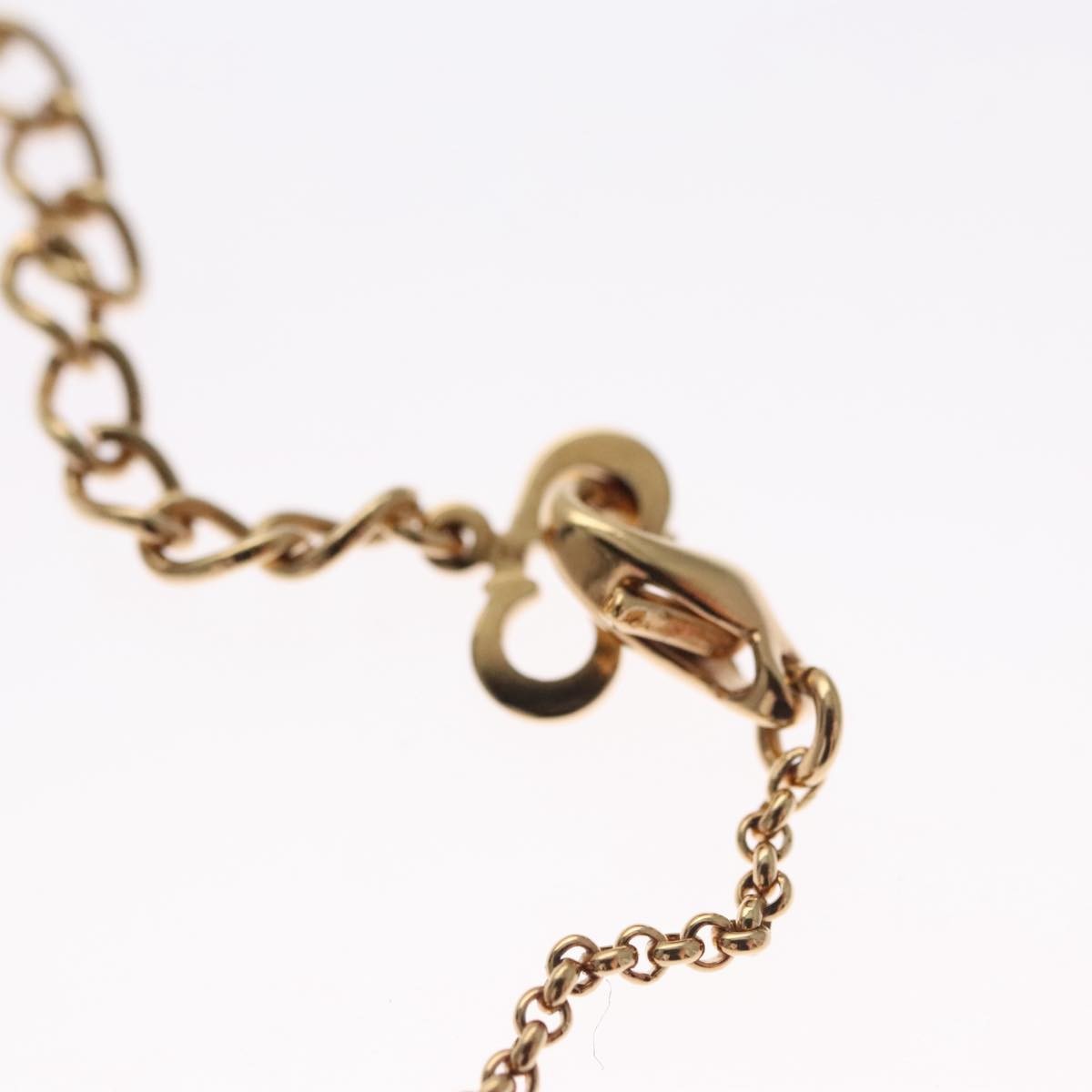 Christian Dior CD Pendant Necklace Metal, GOLD, METAL, Necklace