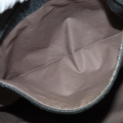 Bottega Veneta Shopping Tote Leather with Intrecciato Detail, GRAY, LEATHER, Tote bag