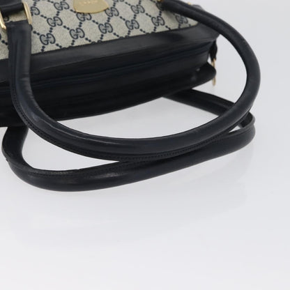 Gucci GG supreme handbag GG canvas, NAVY, PVC, Handbag