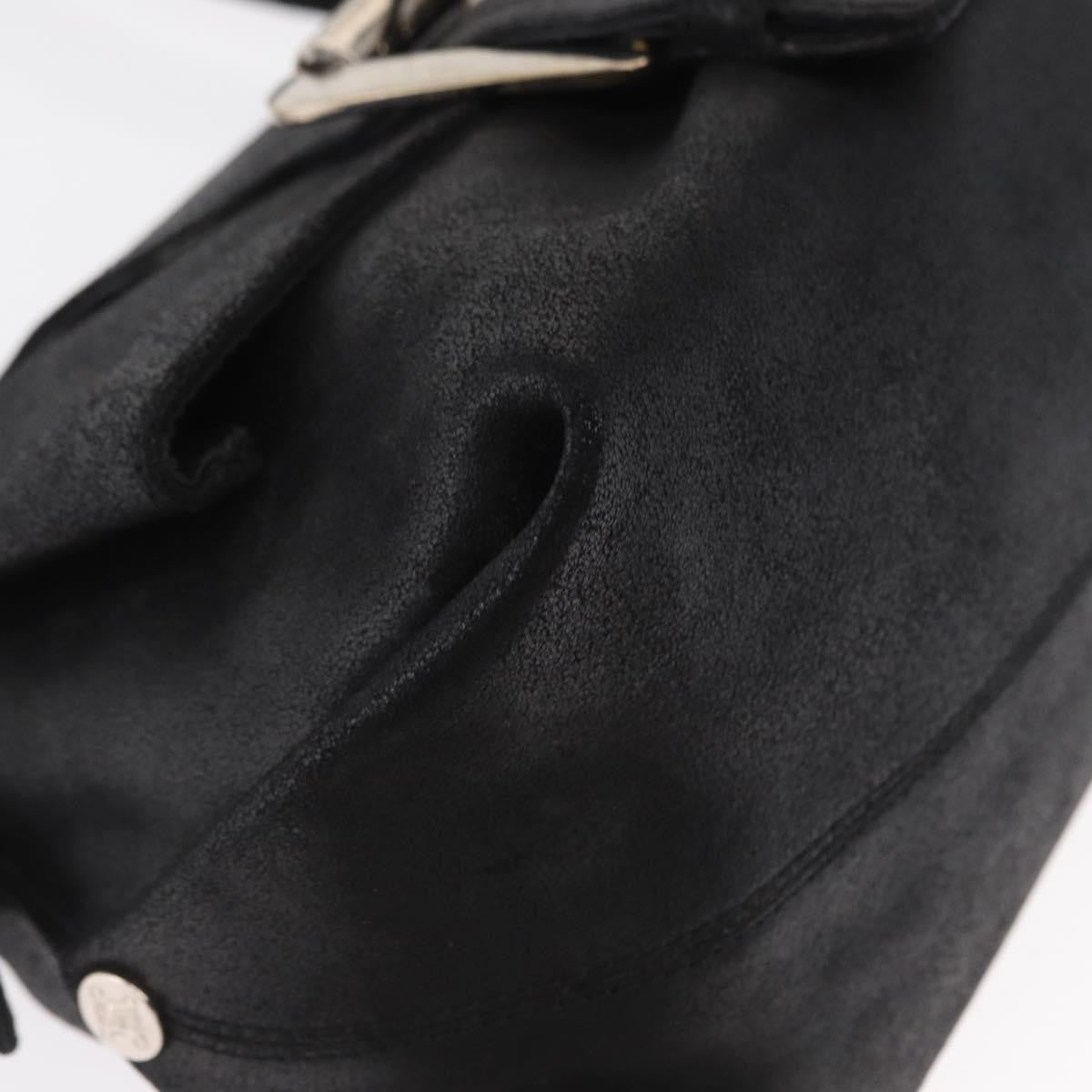 Celine Vintage Shoulder Bag Leather, BLACK, LEATHER, Shoulder bag