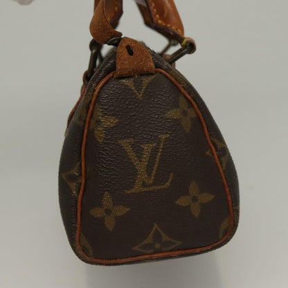 Louis Vuitton Speedy Mini HL Handbag Monogram Canvas, BROWN, CANVAS, Handbag