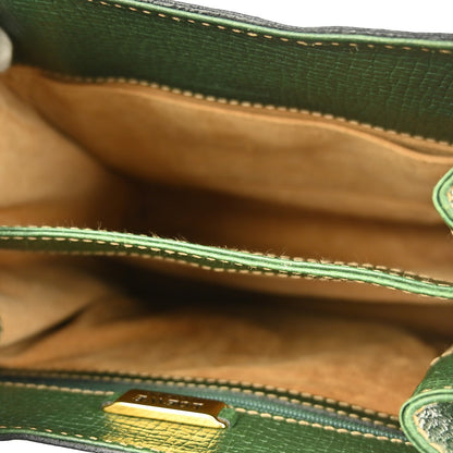 Loewe Vintage Shoulder Bag Leather, GREEN, LEATHER, Shoulder bag