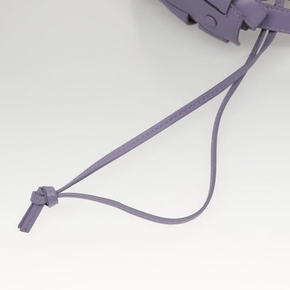 Bottega Veneta Shell Bag Leather, Purple, Leather, Shoulder Bag