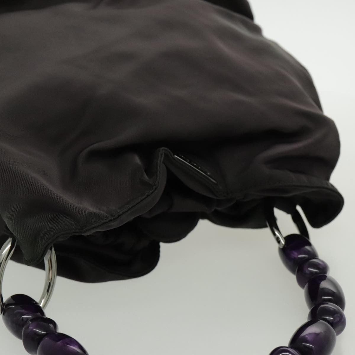 Christian Dior Saddle Zip Pouch Diorissimo Canvas, PURPLE, NYLON, Clutche & pouche