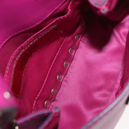Valentino Garavani Rockstud Saddle Crossbody Bag Leather, PINK, LEATHER, Clutche & pouche