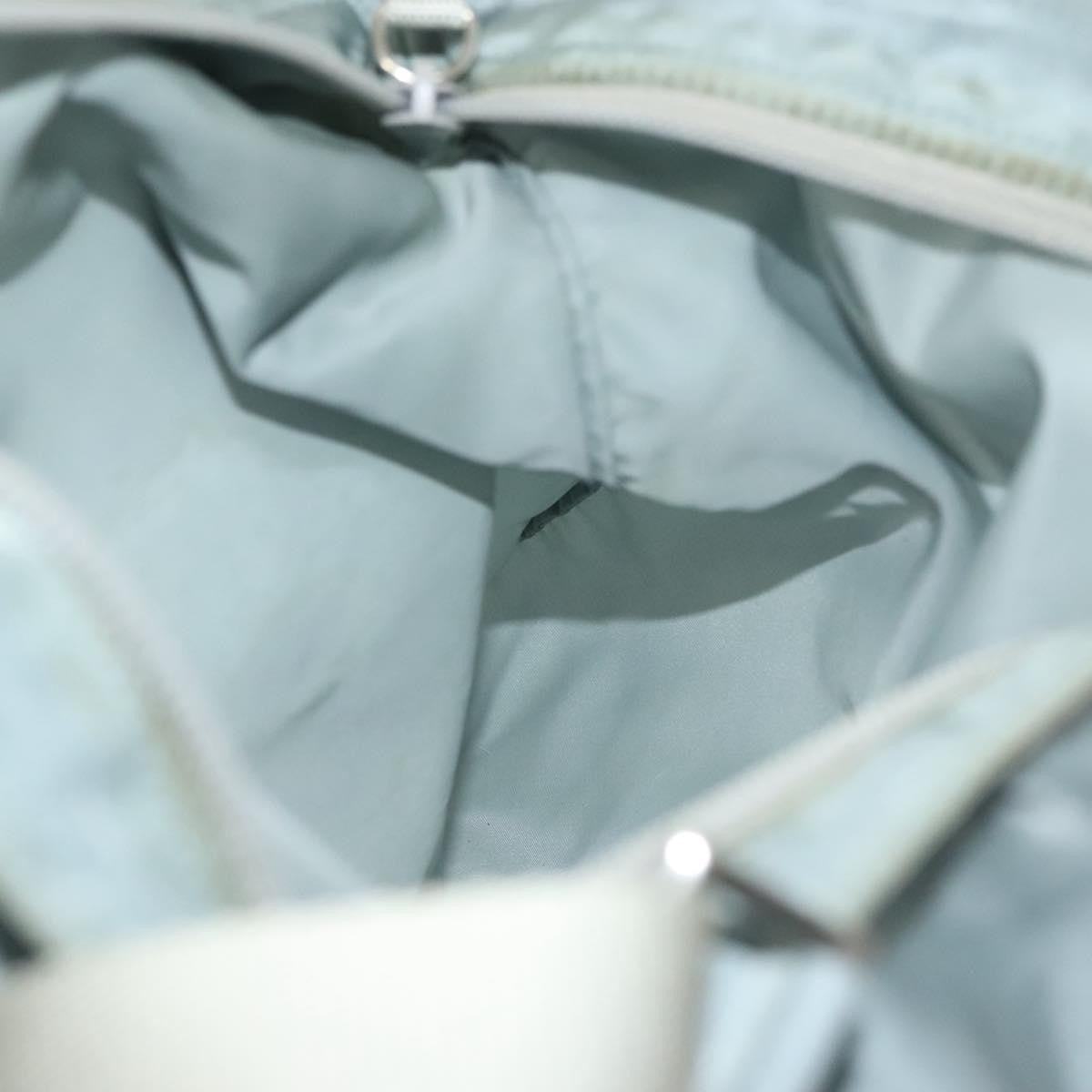 Prada Flat Messenger Bag Tessuto, Blue, Nylon, Shoulder Bag
