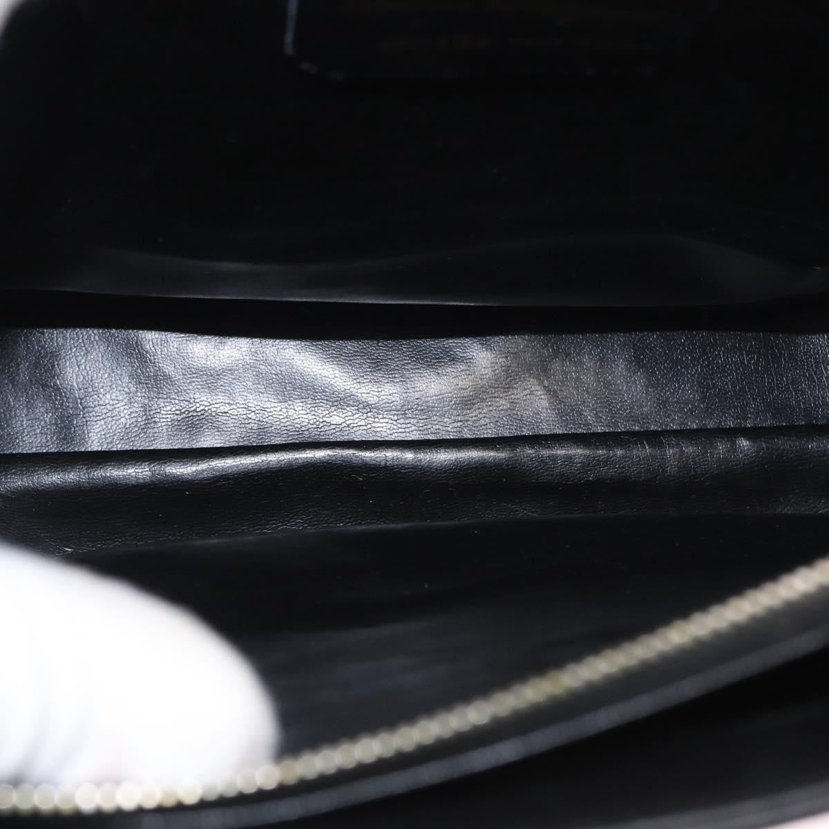 Salvatore Ferragamo Gancini Shoulder Bag Leather, BLACK, LEATHER, Shoulder bag