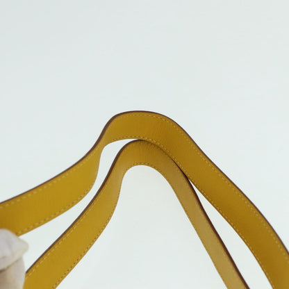 Salvatore Ferragamo Gancini Flap Drawstring Backpack Suede, YELLOW, SUEDE, Backpack