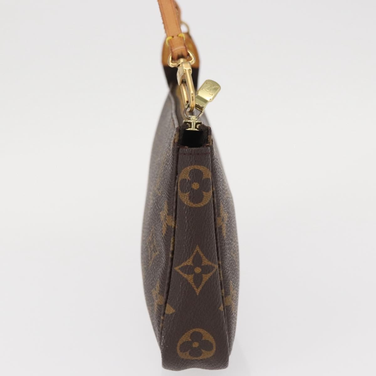 Louis Vuitton Pochette Accessoires Monogram Canvas, BROWN, CANVAS, Clutche & pouche