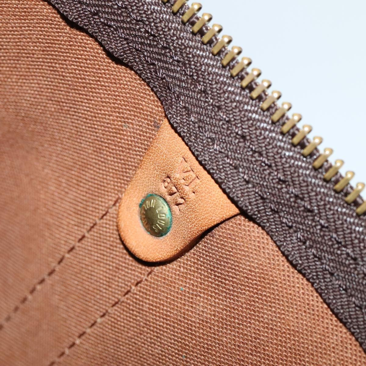 Louis Vuitton Keepall Bag Monogram Canvas, BROWN, CANVAS, Travel bag
