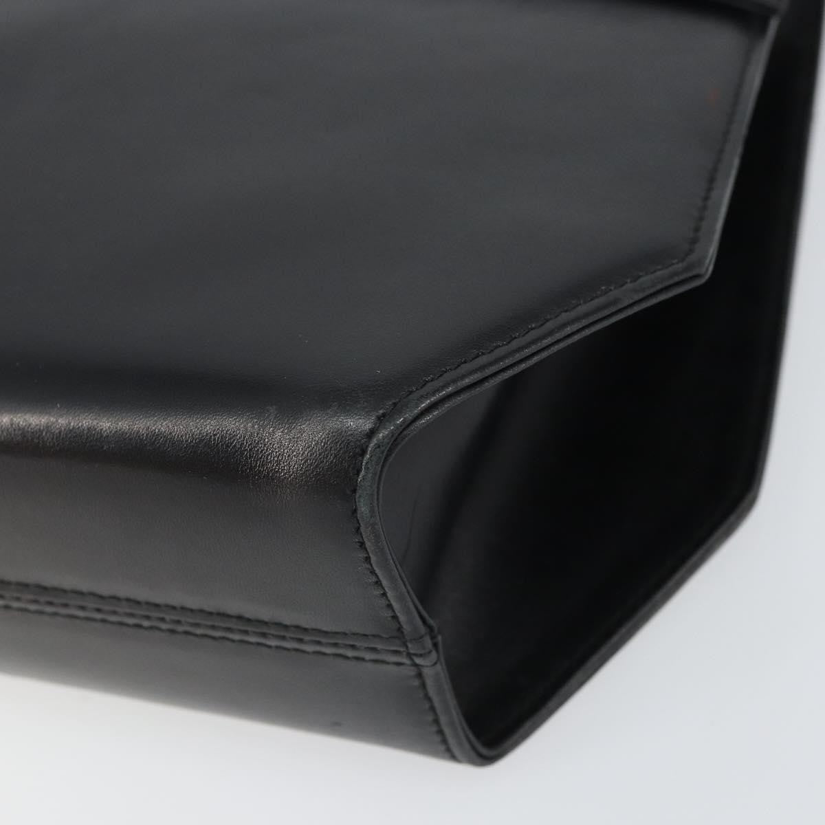 Salvatore Ferragamo Vintage Shoulder Bag Leather, BLACK, LEATHER, Shoulder bag