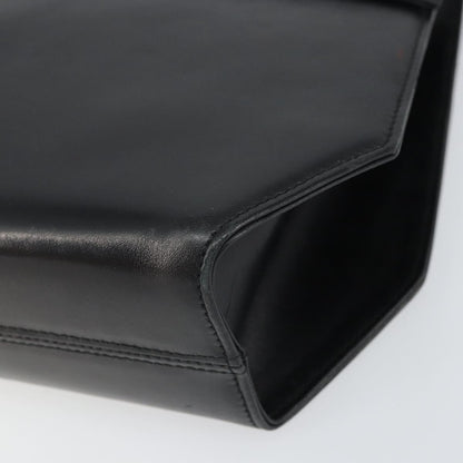 Salvatore Ferragamo Vintage Shoulder Bag Leather, BLACK, LEATHER, Shoulder bag