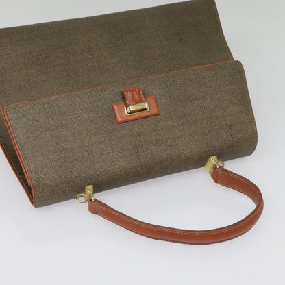 Fendi Vintage Top Handle Bag PVC, BROWN, PVC, Handbag