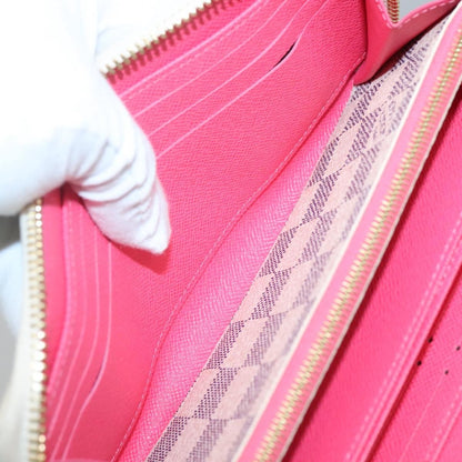 Louis Vuitton Porte-Monnaie Zippy Wallet Damier Azur Vivienne, WHITE, CANVAS, Wallets