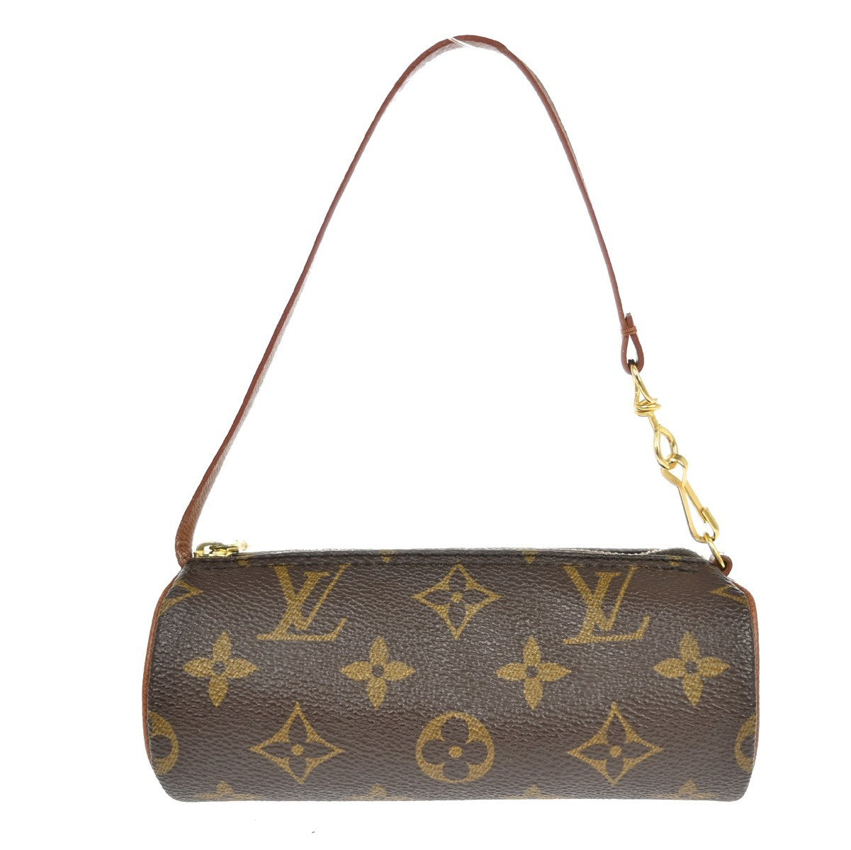 Louis Vuitton Papillon Pochette Monogram Canvas, BROWN, CANVAS, Clutche & pouche