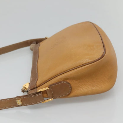 Loewe Anagram Shoulder Bag Leather, YELLOW, LEATHER, Shoulder bag