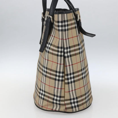 Burberry Nova Check Tote Nylon, BEIGE, NYLON, Tote bag