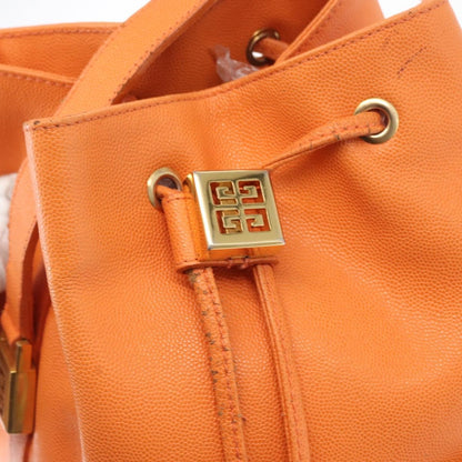 Givenchy Shoulder Bag Leather, ORANGE, LEATHER, Shoulder bag