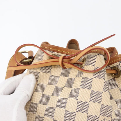 Louis Vuitton Noe Handbag Damier, Beige, Canvas, Shoulder Bag