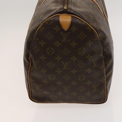 Louis Vuitton Keepall Bag Monogram Canvas, BROWN, CANVAS, Travel bag