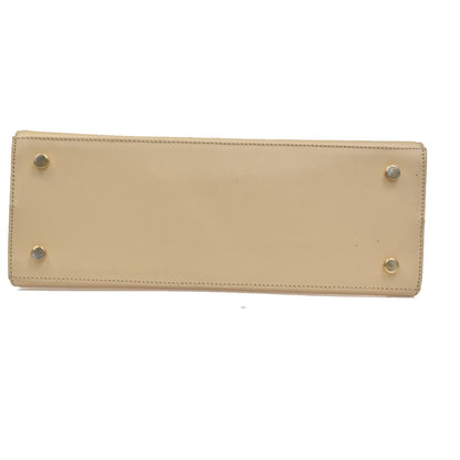 Salvatore Ferragamo Vara shoulder Bag Leather, Beige, Leather, Shoulder Bag
