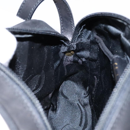 Salvatore Ferragamo Vala Shoulder Bag Suede, BLACK, SUEDE, Shoulder bag