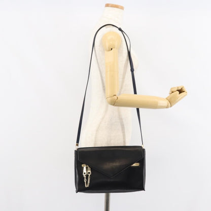 Chloe Cassie Shoulder Bag Leather, BLACK, LEATHER, Shoulder bag