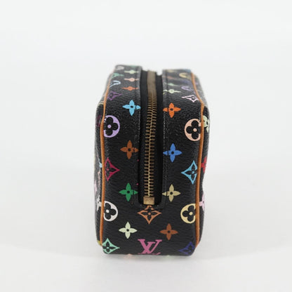 Louis Vuitton Wapity Trousse Pouch Monogram Multicolor, BLACK, CANVAS, Clutche & pouche