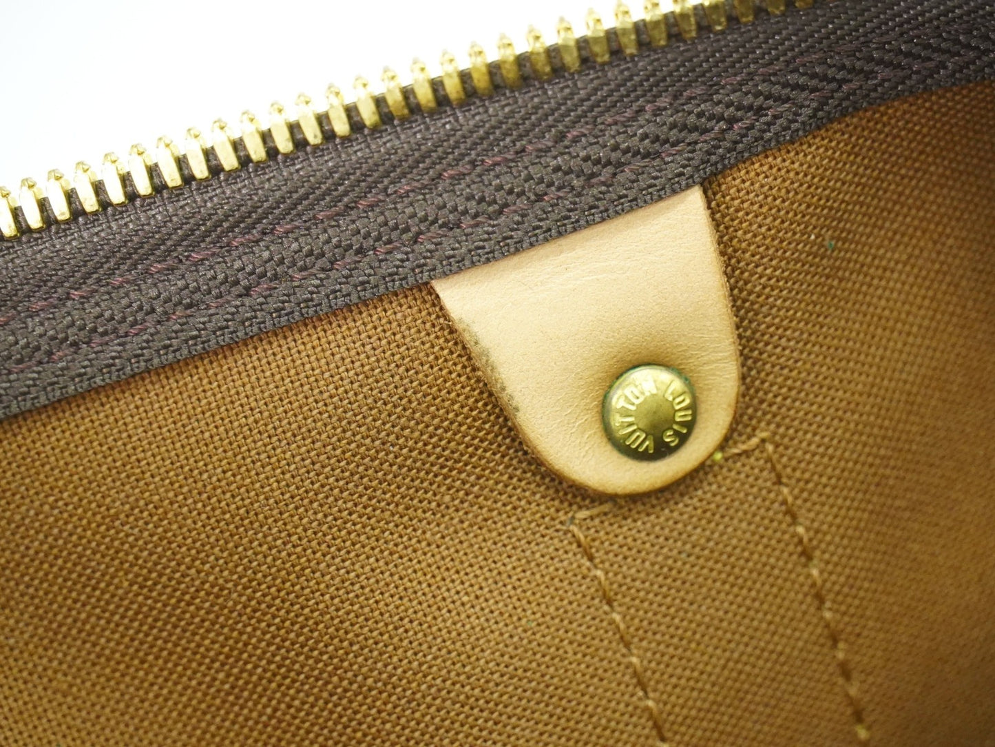 Louis Vuitton Keepall Bandouliere Bag Monogram Canvas, BROWN, CANVAS, Travel bag