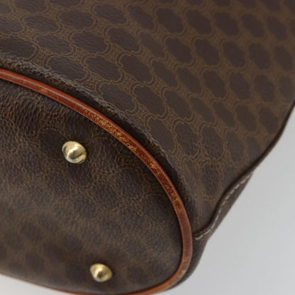 Celine Vintage Macadam Tote bag Canvas and Leather, Brown, Canvas, Tote Bag