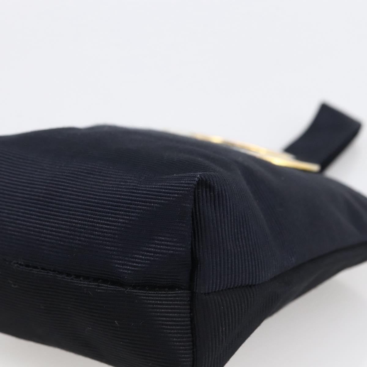 Celine Circle Logo Pouch Nylon, NAVY, NYLON, Clutche & pouche
