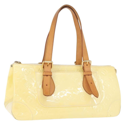 Louis Vuitton Rosewood Avenue Handbag Monogram Vernis, BEIGE, PATENT_LEATHER, Handbag