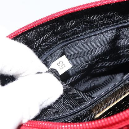 Prada Vintage Shoulder Bag Satin, RED, SILK, Shoulder bag