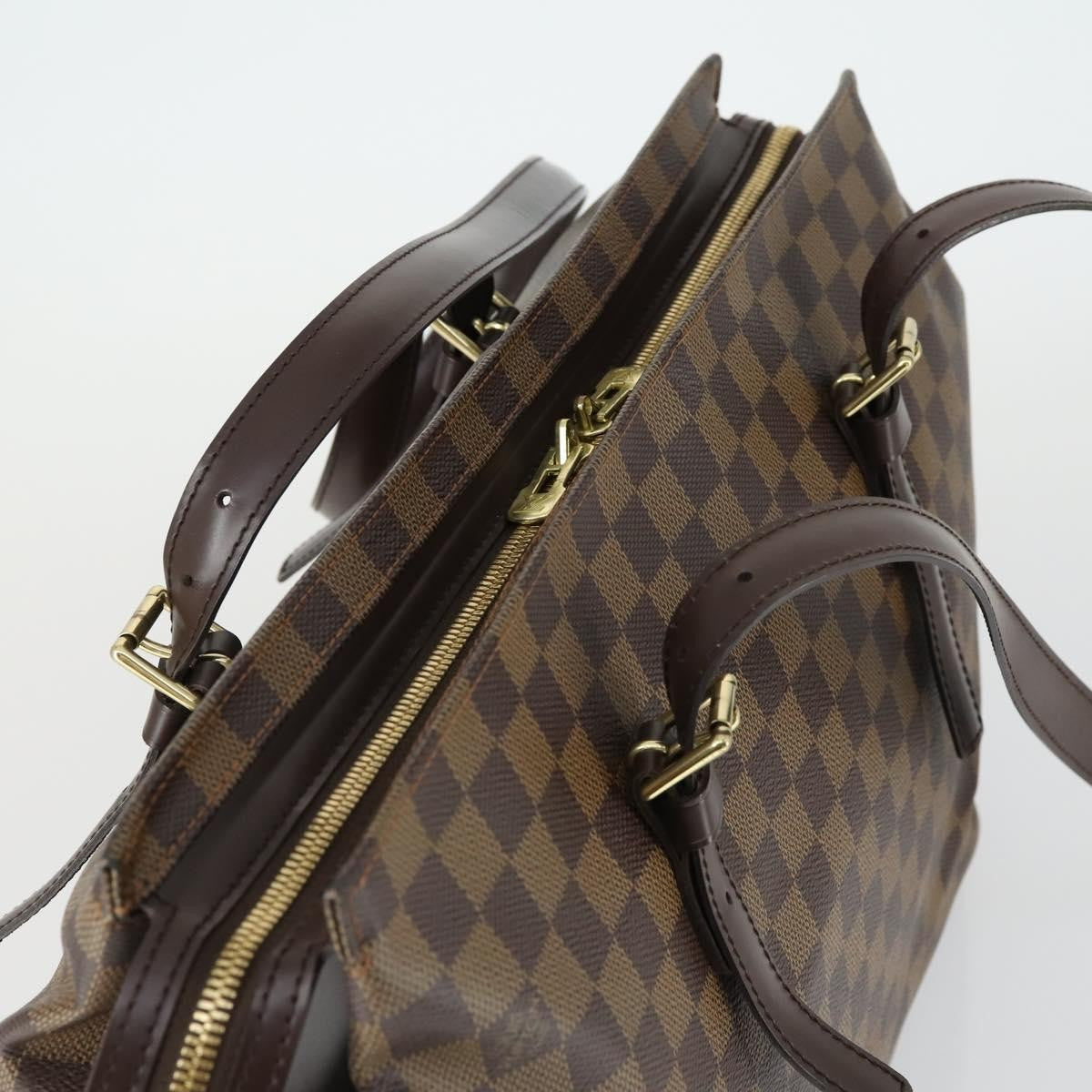 Louis Vuitton Chelsea Handbag Damier, BROWN, CANVAS, Tote bag