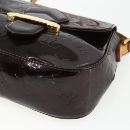 Louis Vuitton Bellflower Handbag Monogram Vernis, PURPLE, PATENT_LEATHER, Shoulder bag