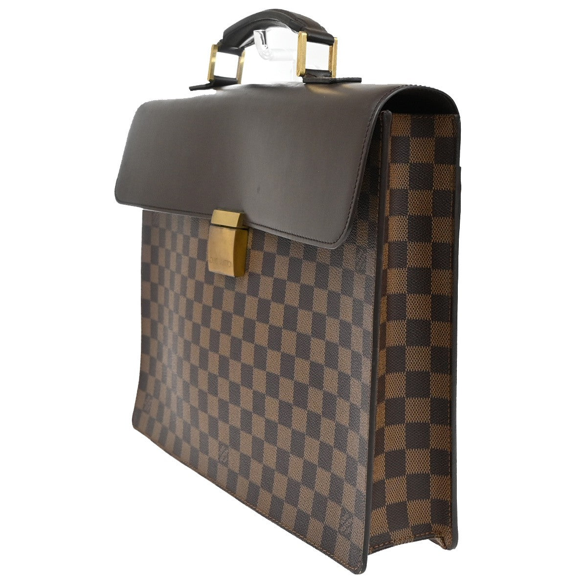 Louis Vuitton Altona Bag Damier, BROWN, CANVAS, Briefcase